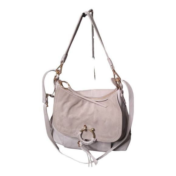 See By Chloe Tan and Gold Crossbody Bag - Picture 1 of 13